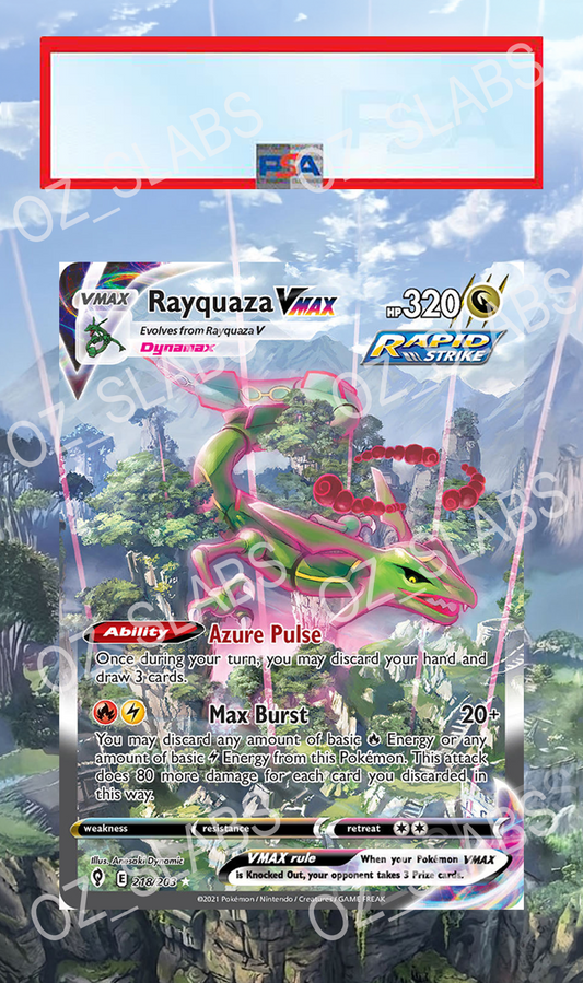Rayquaza VMAX extended art case