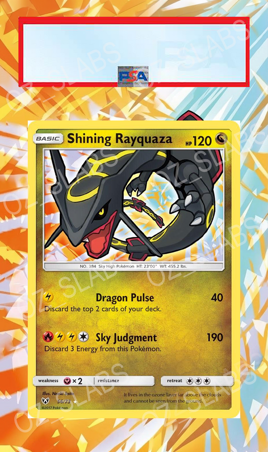 Shining Rayquaza extended art case