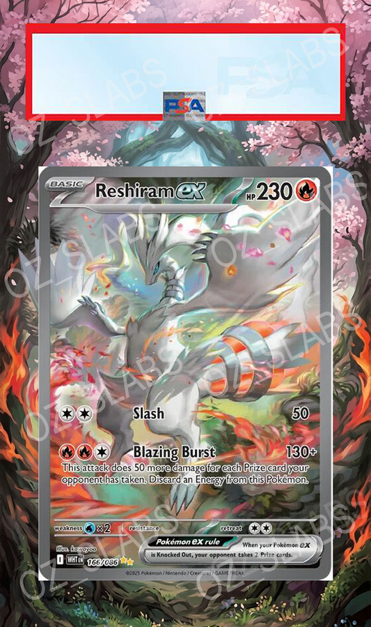 Reshiram EX extended art case