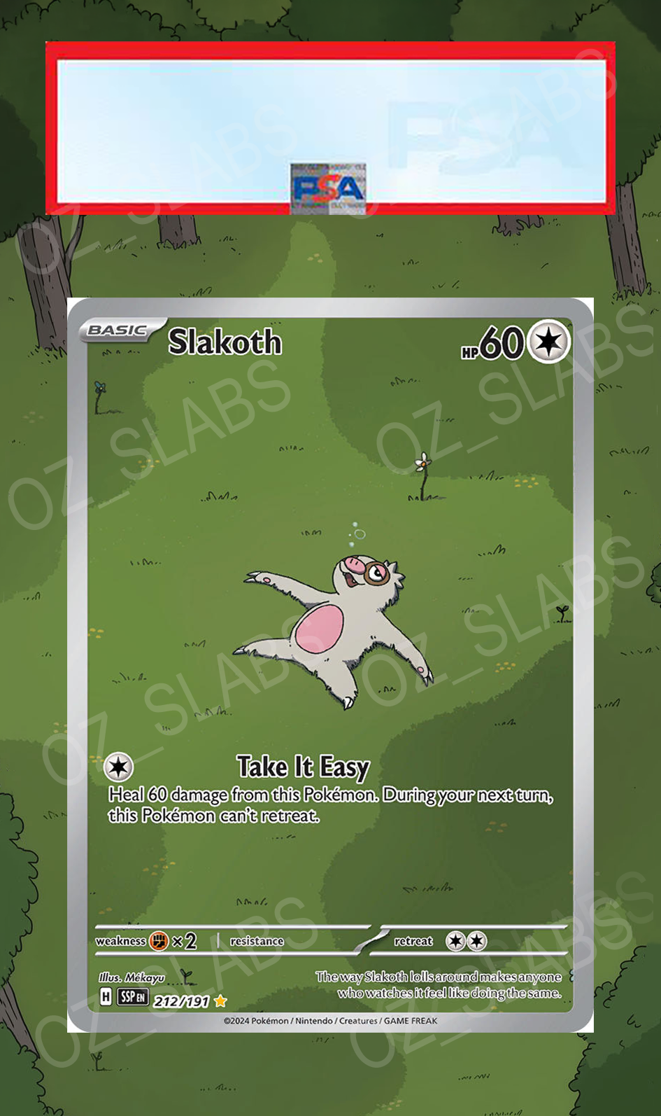 Slakoth extended art case