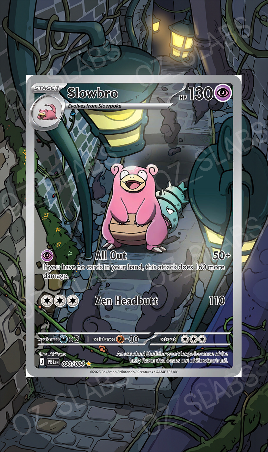 Slowbro extended art case