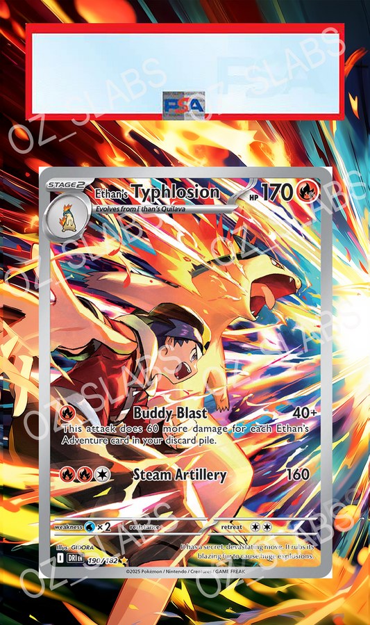 Typhlosion extended art case