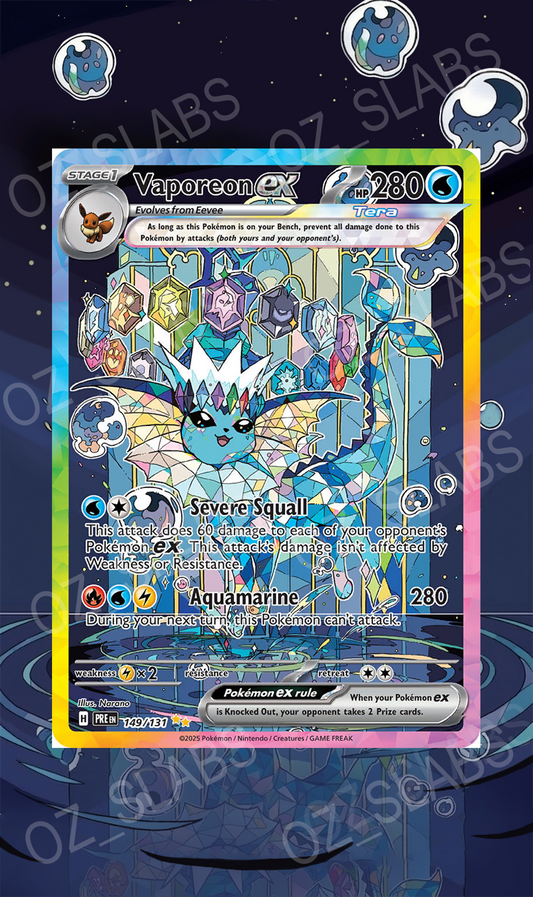 Vaporeon EX extended art case