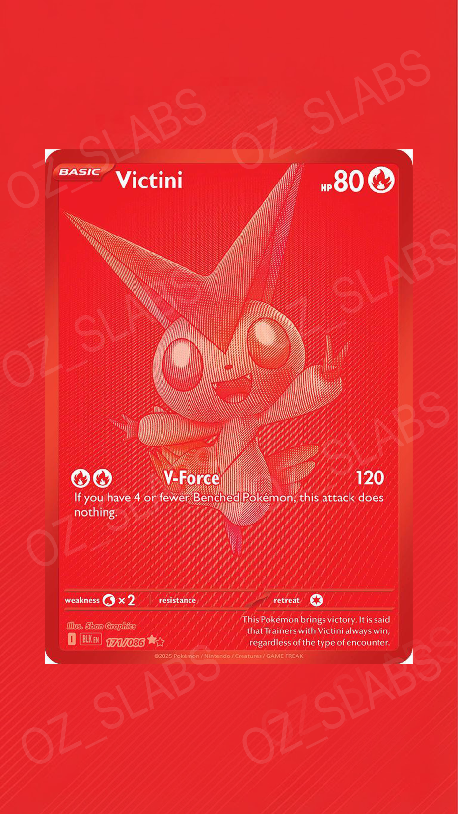 Victini extended art case