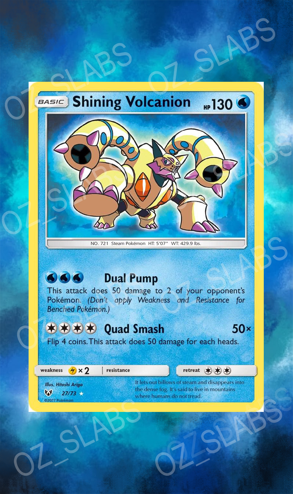 Shining Volcanion extended art case