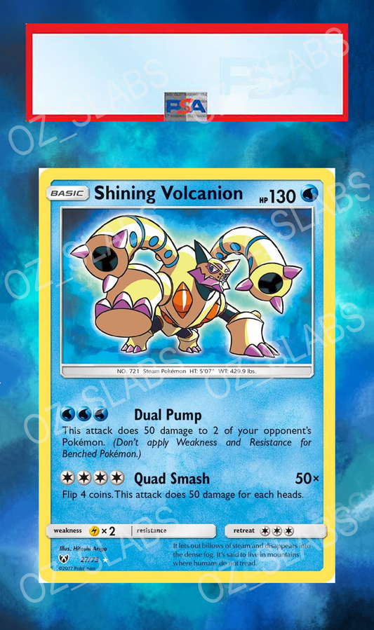 Shining Volcanion extended art case