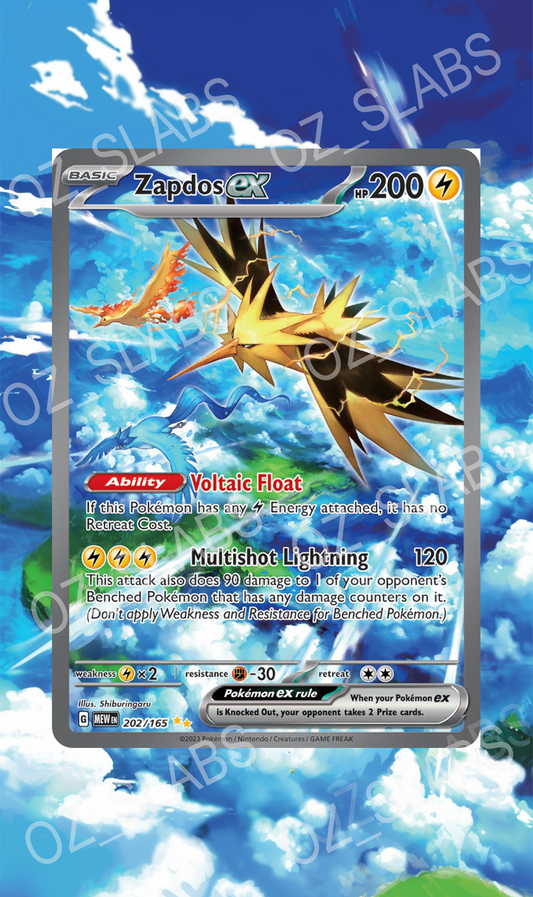 Zapdos EX extended art case