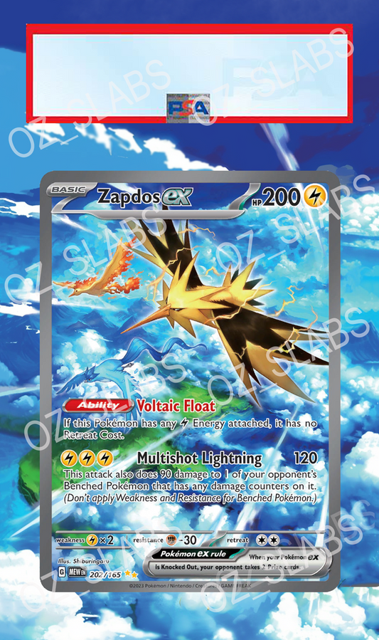 Zapdos EX extended art case