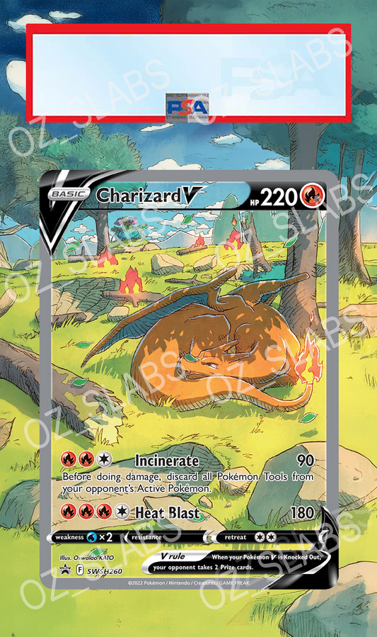 Charizard V extended art case