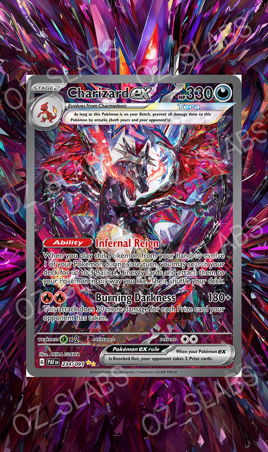Charizard EX extended art case