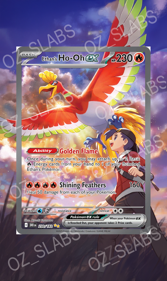 Ethan's Ho-Oh EX extended art case