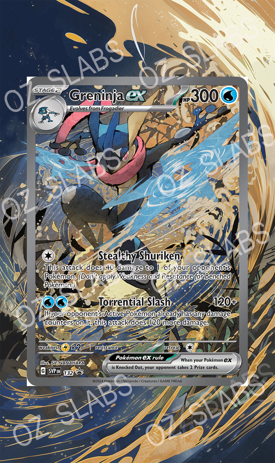 Greninja EX extended art case