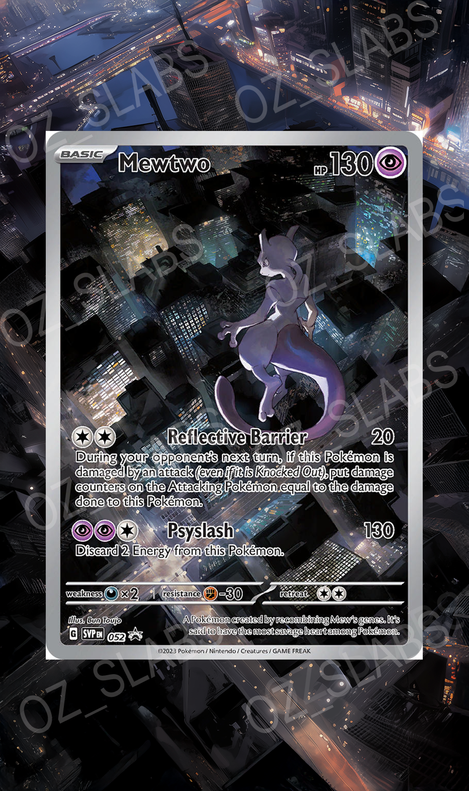 Mewtwo Promo extended art case