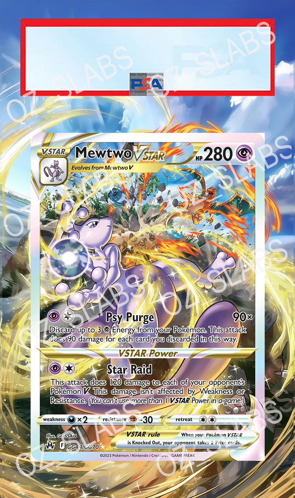 Mewtwo VSTAR extended art case