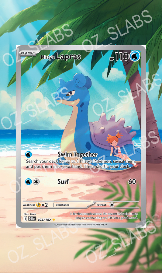 Misty's Lapras extended art case