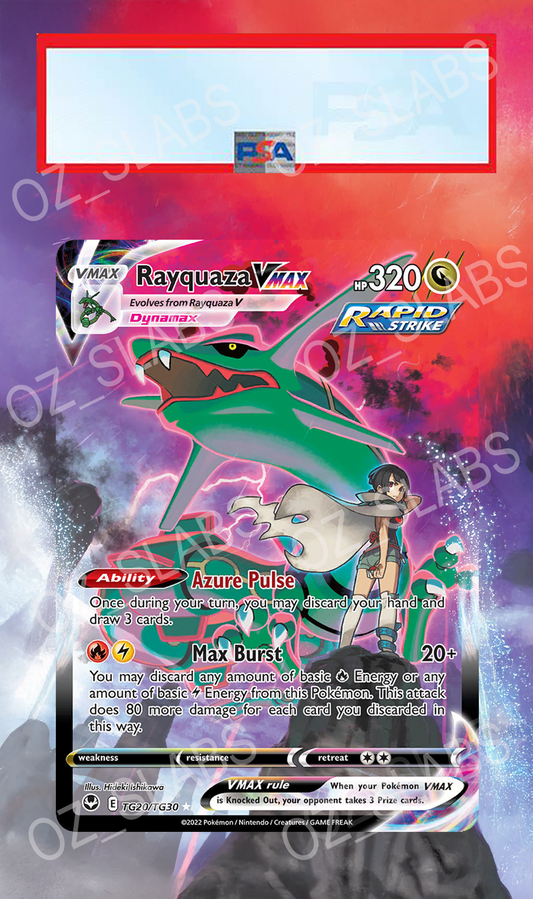 Rayquaza VMAX extended art case