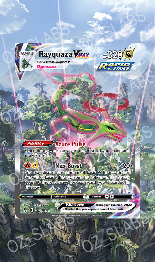 Rayquaza VMAX extended art case