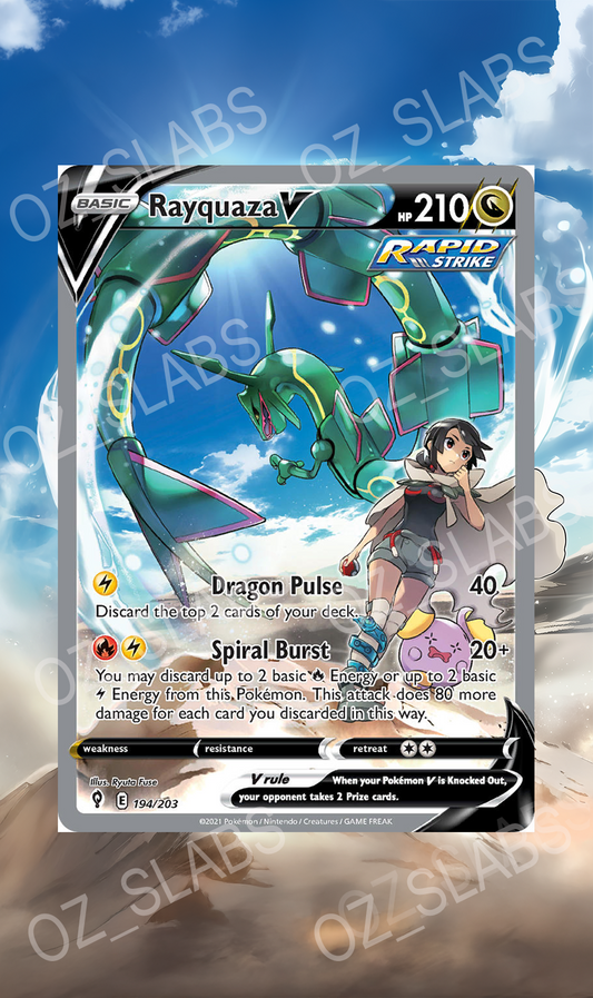 Rayquaza V extended art case