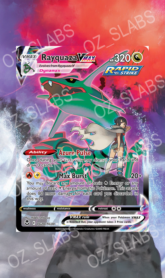 Rayquaza VMAX extended art case