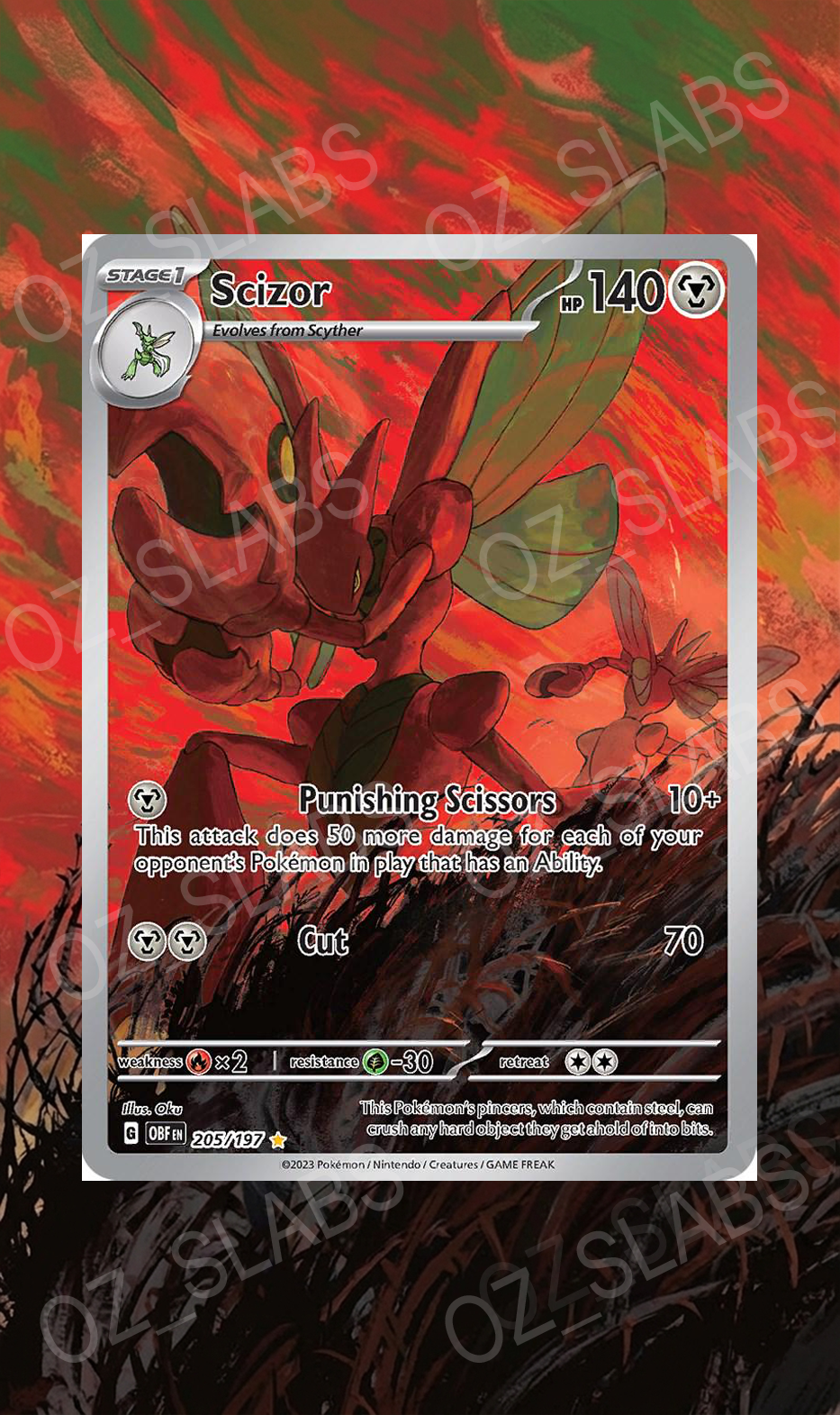 Scizor extended art case