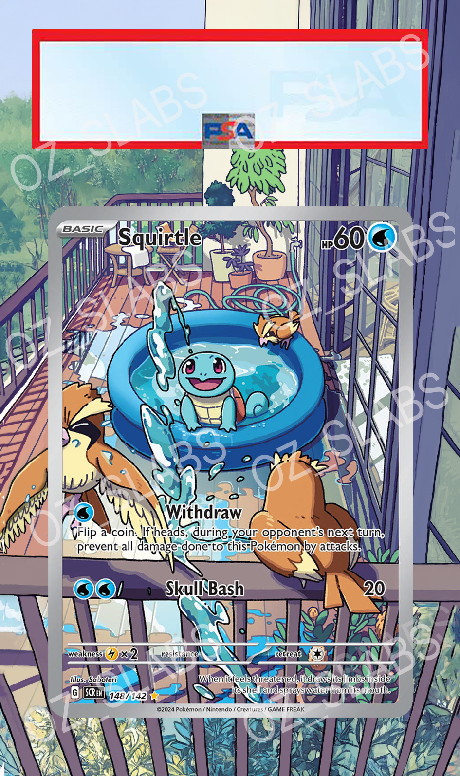 Squirtle extended art case