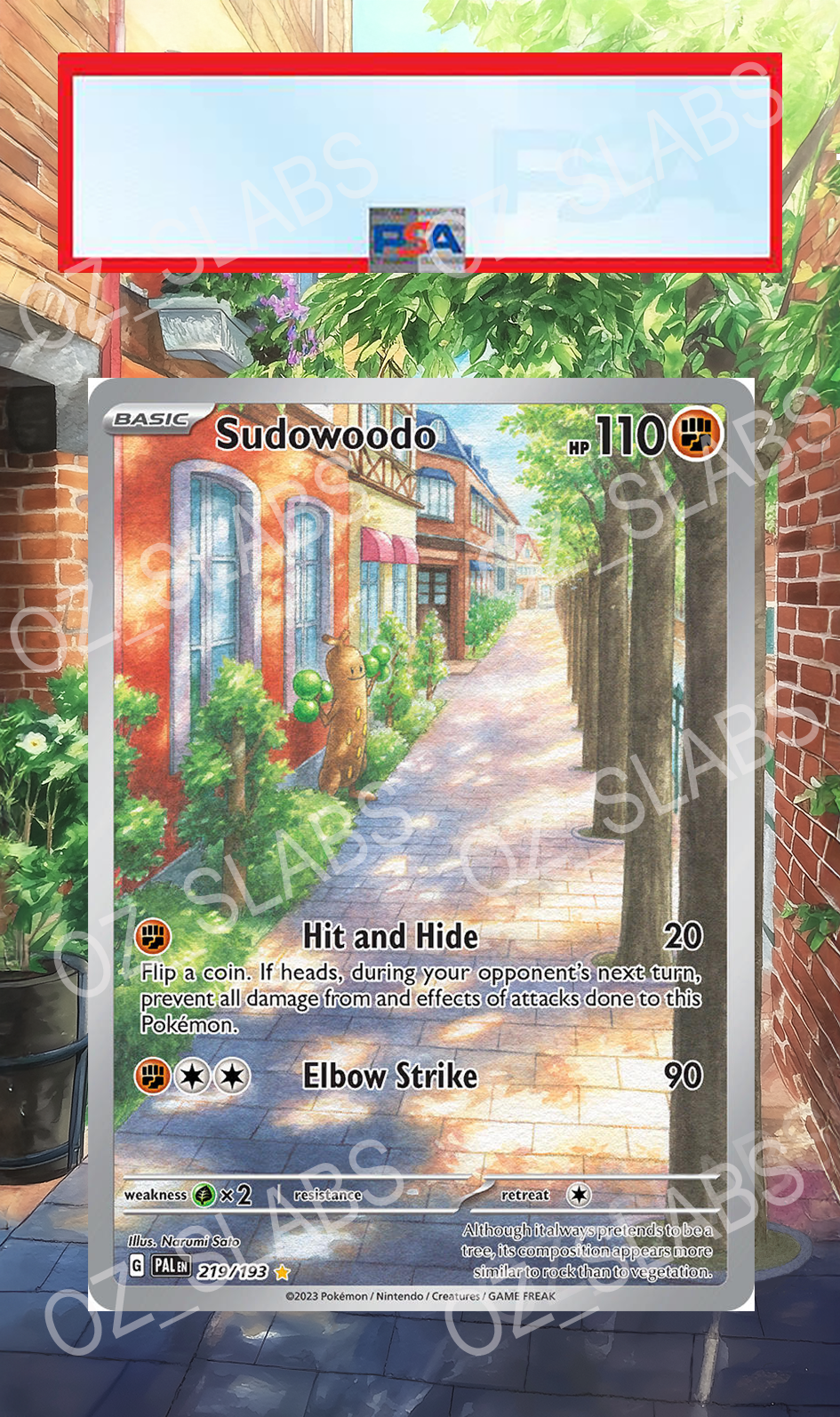 Sudowoodo extended art case