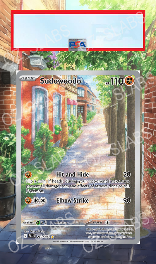 Sudowoodo extended art case