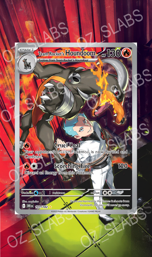 Team Rocket's Houndoom extended art case