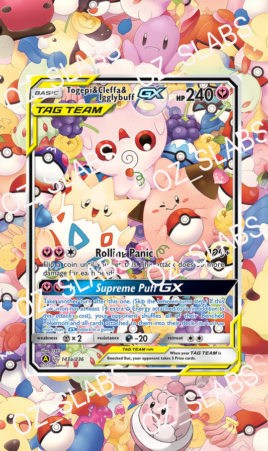 Togepi & Cleffa $ Igglybuff GX extended art case