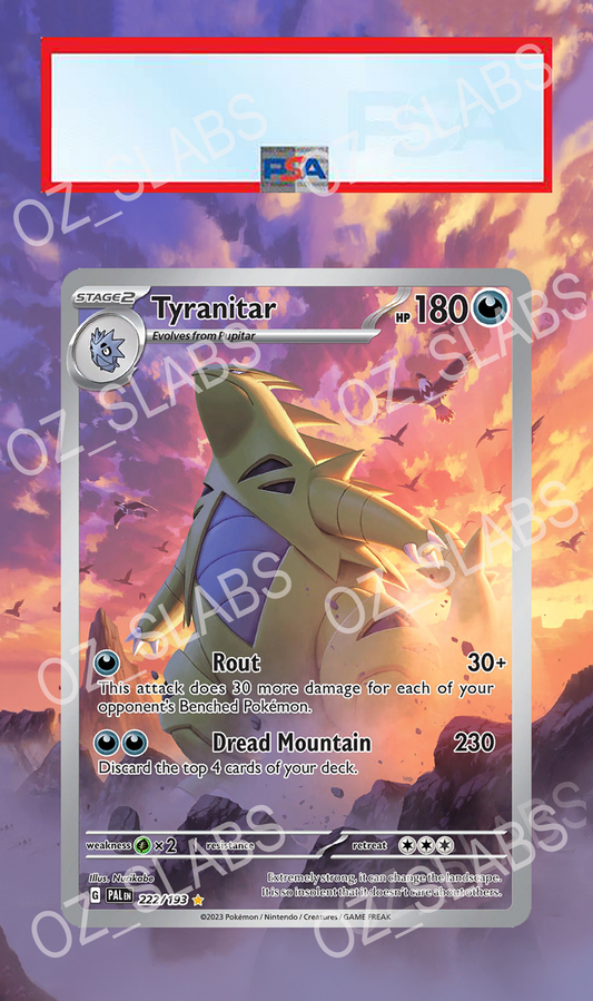 Tyranitar extended art case