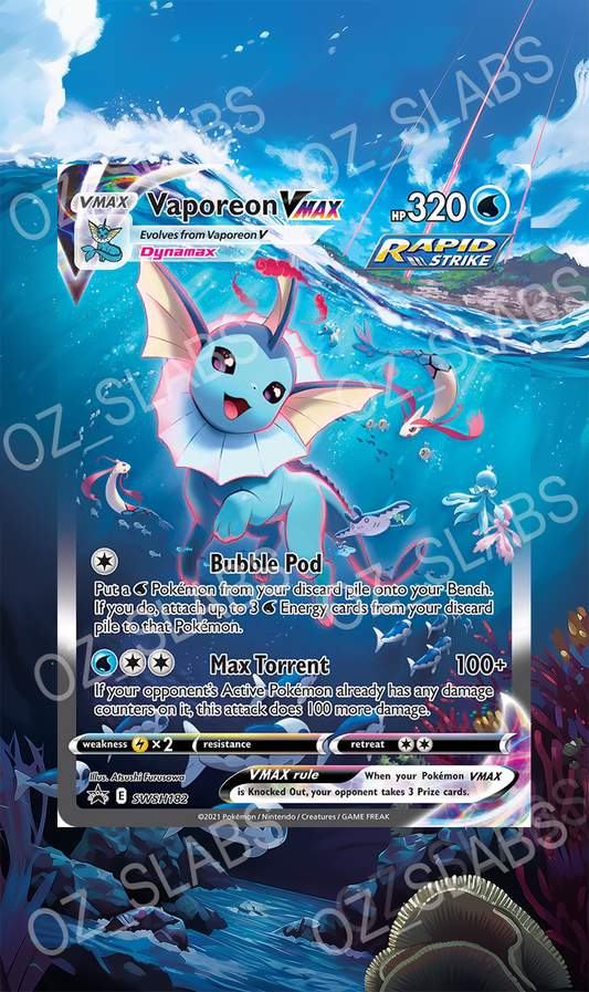 Vaporeon VMAX extended art case