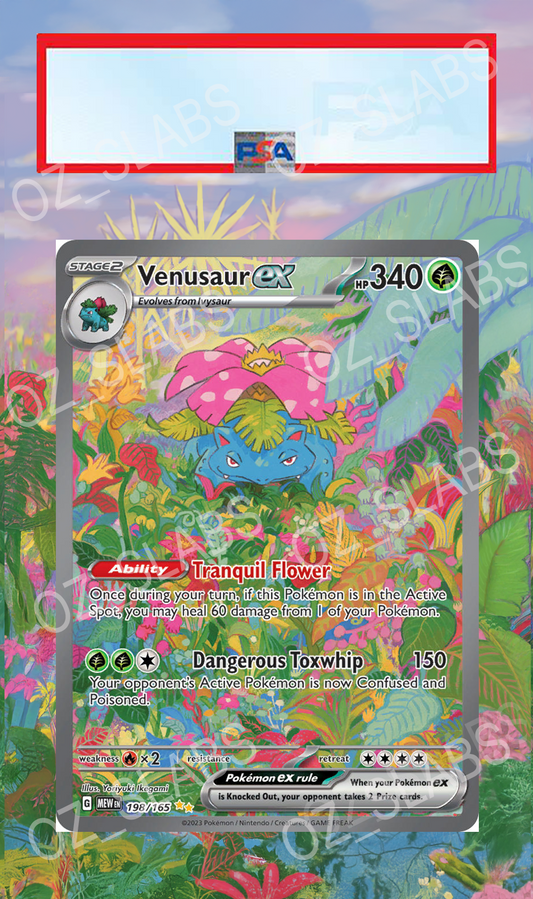 Venusaur EX extended art case