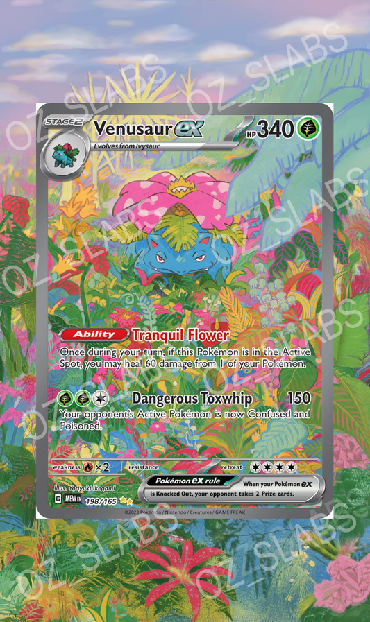 Venusaur EX extended art case